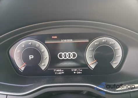 2020 Audi A5 Sportback Premium Plus 45 Tfsi Quattro S Tronic z USA, uszkodzony, nr VIN WAUCNCF57LA001645